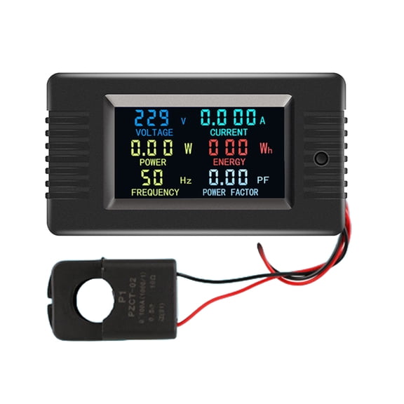Power Consumption Monitoring Instrument with Digital Readout Digital Power Monitors for Commercial & Residential Setting