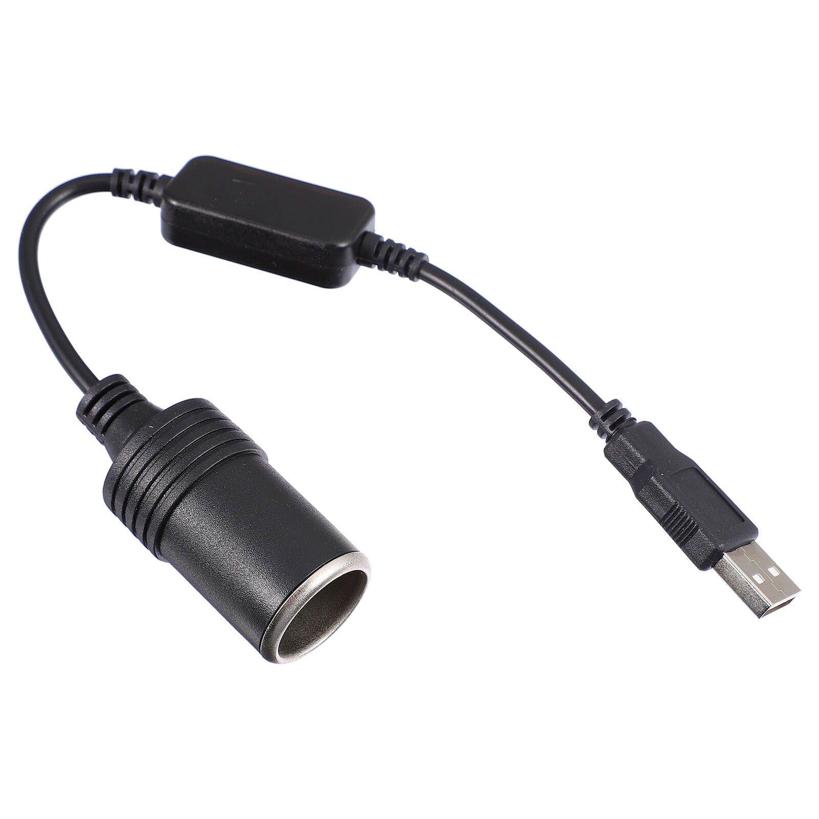 Power Converter Lighter Cable Black Electrical Outlet Lighters Car Accessory USB to Socket