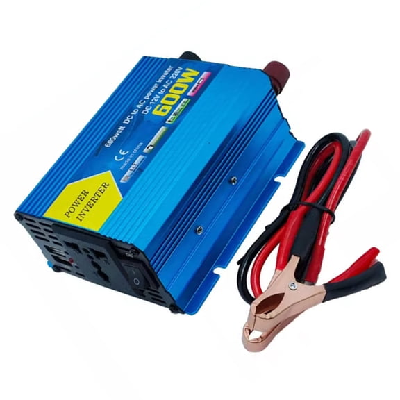 Power Converters 12VDC to 110V 220V Modified Sines Efficient Secure Portable for Travel Home and Outdoor Energy Supply
