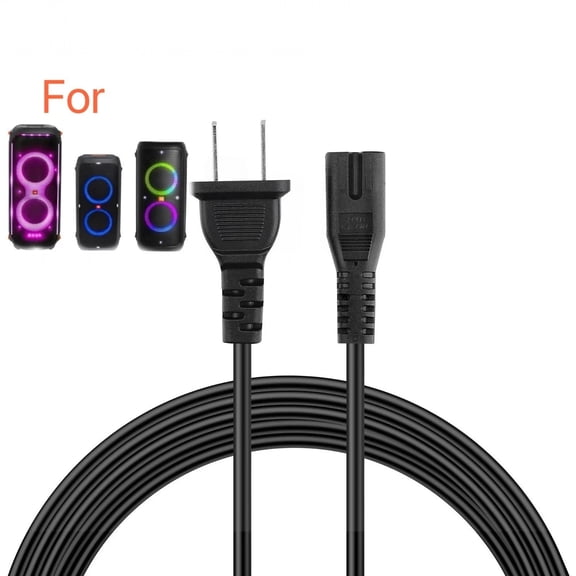 Power Cord Compatible with ONN 100008736,JBL PartyBox 100 110 200 300 310 710 1000 On-The-Go