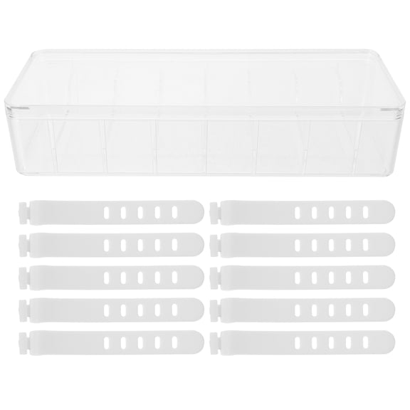 Pawsdot Back to School Cable Organizers Transparent Set School Cable Organization