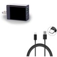 thumbnail image 1 of Power Cord Type-C 10ft USB Cable w 6.8Amp 34W Home Charger A7L for Samsung Galaxy Tab S5e 10.5 S4 10.5 Note 10 Plus A 10.1 (2019) Fold A20 A10e - Sony Xperia 5 10 Plus 1 - Xiaomi Redmi Note 7, 1 of 10