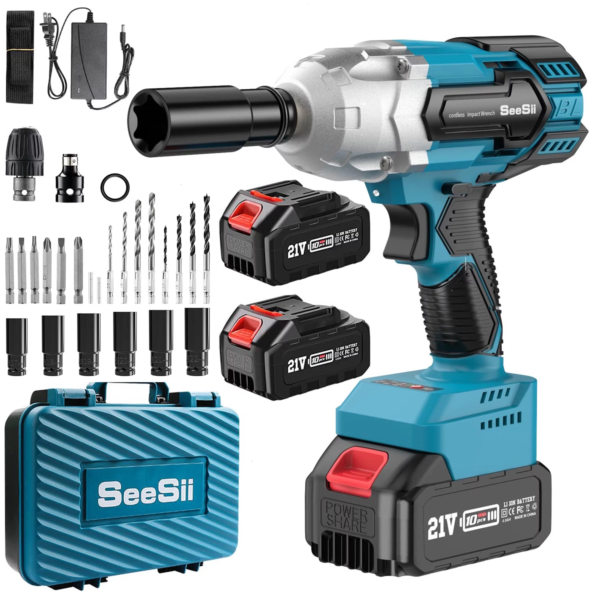 Seesii Cordless Impact Wrench review by Torque Test Channel