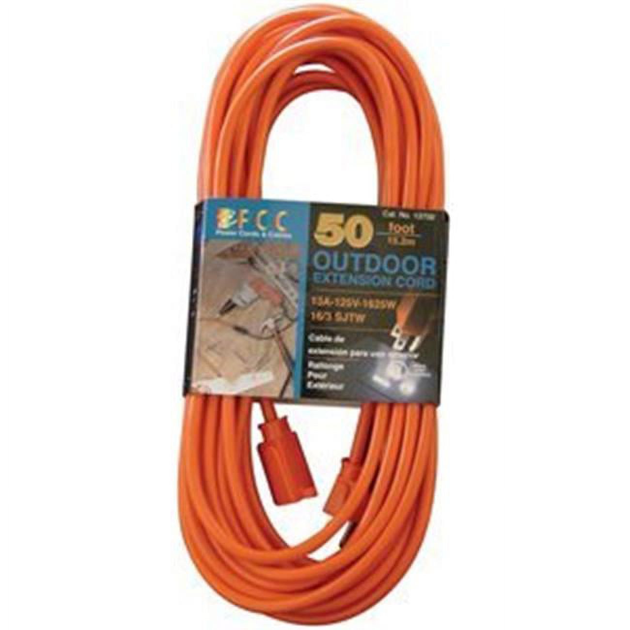 Power Cords Cables PCC13750 163 50 ft. Outdoor Extension Cord