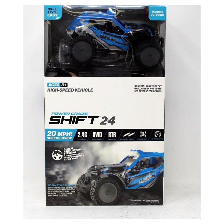 Power Craze Shift 24 Hobby Style Remote Control RC Body Vehicle
