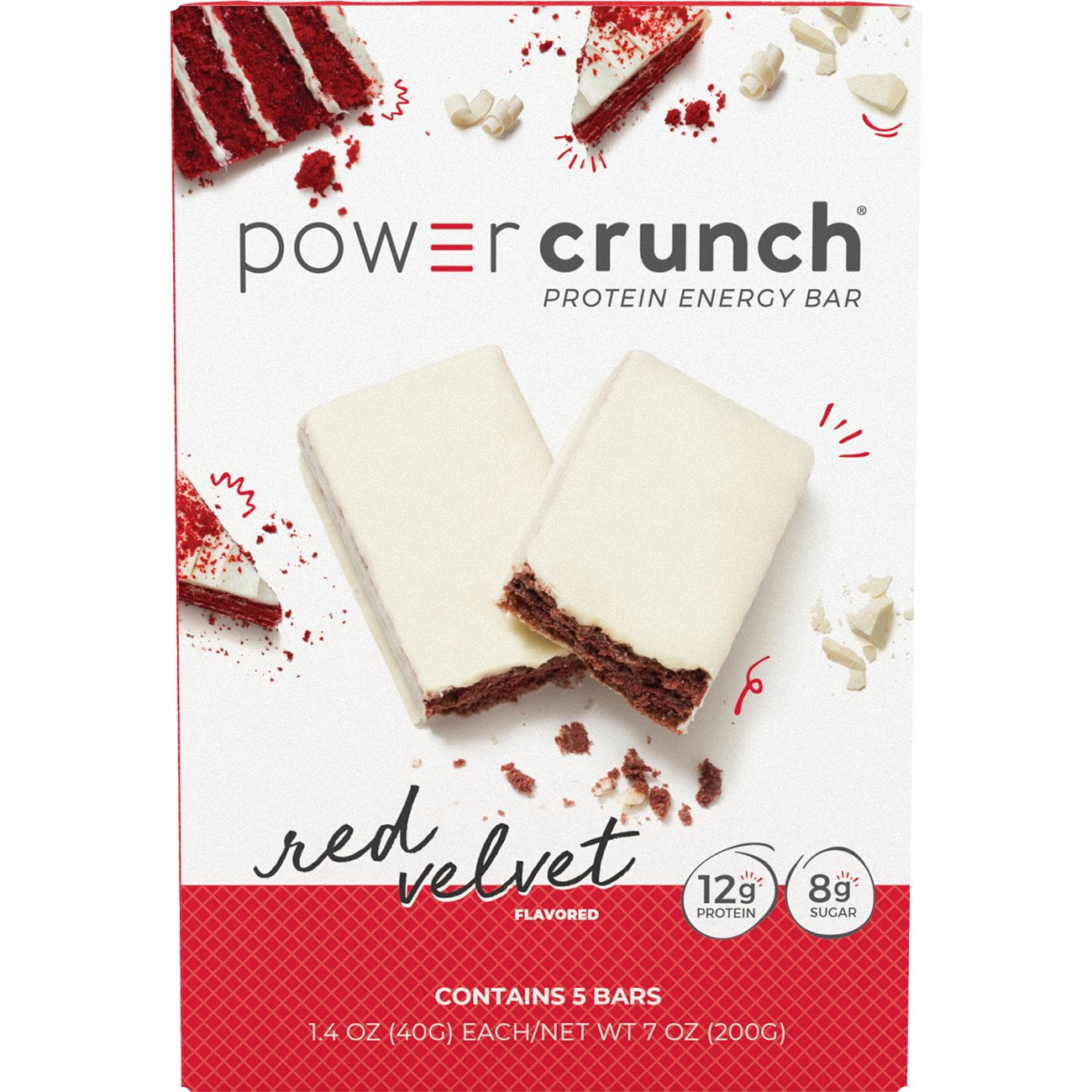 Power Crunch 12g Protein Energy Bars - Red Velvet - 5 ct (Packaging May Vary)