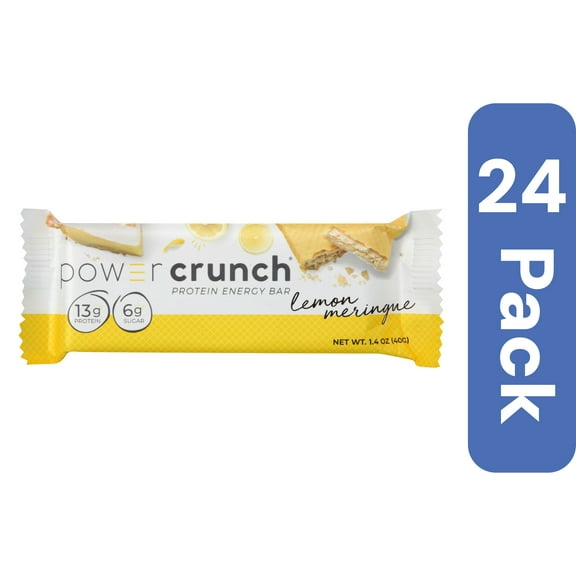 Power Crunch Lemon Meringue Bar 1.4 oz (Pack Of 24)