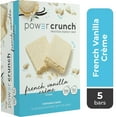 Power Crunch Original Protein Energy Bars, French Vanilla Cream, 5 Ct