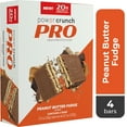 thumbnail image 1 of Power Crunch PRO Peanut Butter Fudge High Protein Bar, 20g Protein, 2 oz, 4 Count, 1 of 7