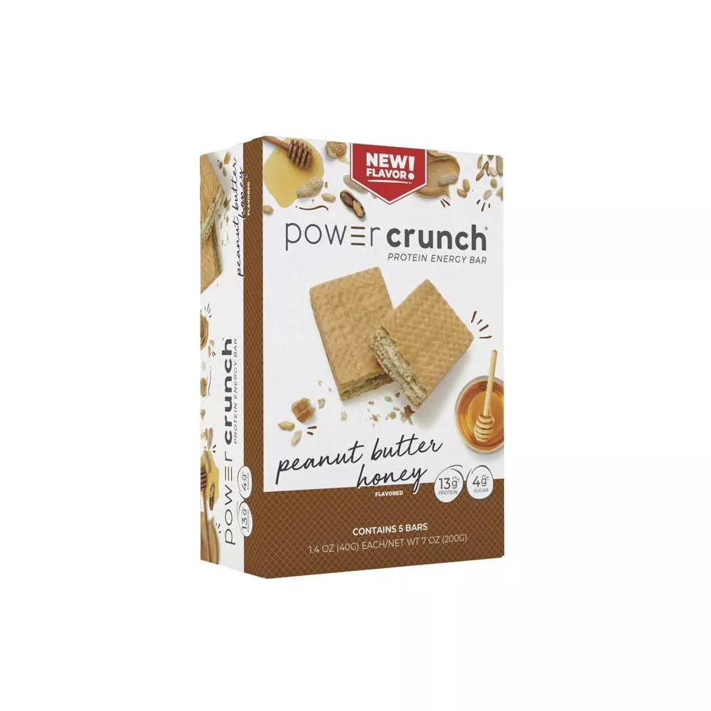Power Crunch Protein Energy Bars - Peanut Butter Honey - 5ct