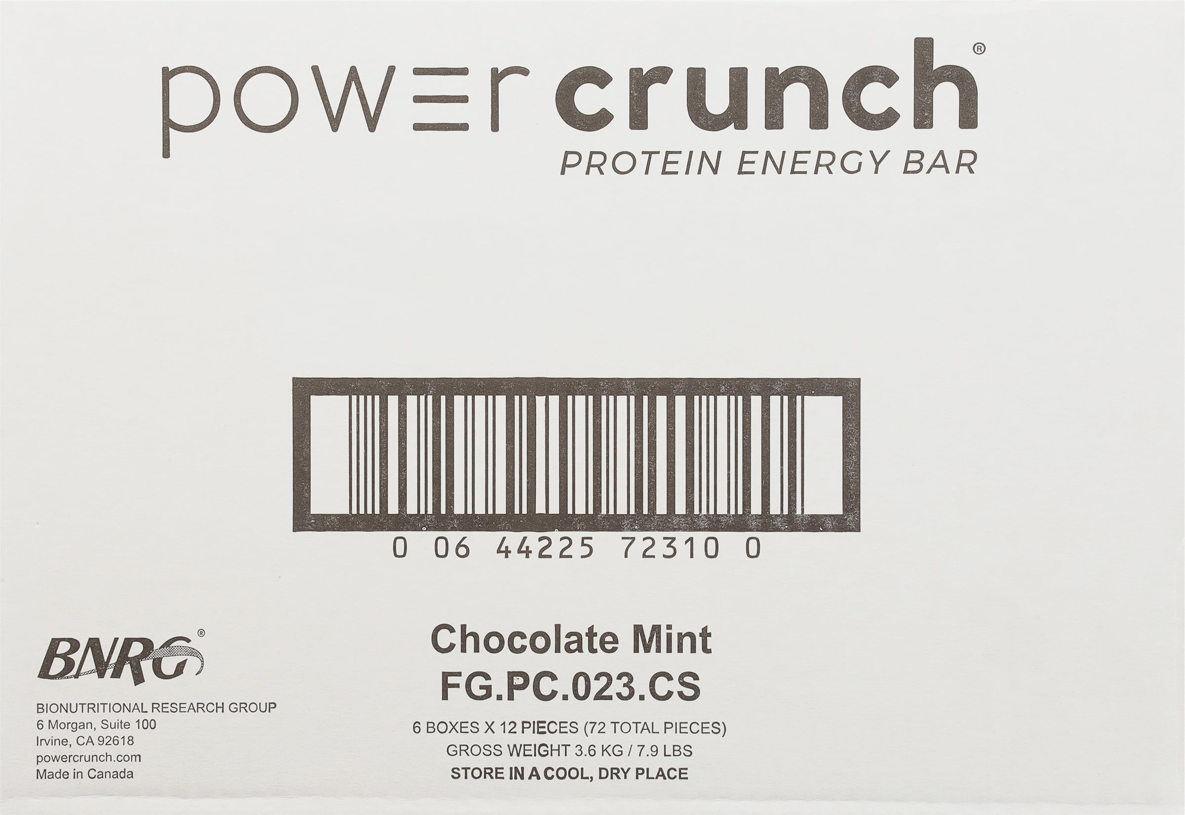 Power Crunch Protein Energy Wafer Bar  Chocolate Mint (12-Pack)