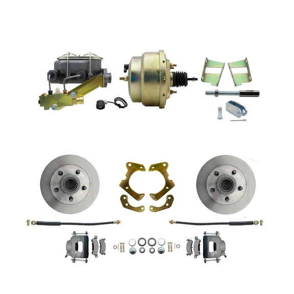 Power Disc Brake Kit, 11 in. Std Disc Brakes, Chevy 1959-64
