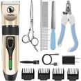 thumbnail image 1 of Power Display Dog Clippers Cordless Dog Grooming Kit Professional Horse Clippers Detachable Blade with 4 Comb Guides, Low Noise Pet Clippers Rechargeable Pet Grooming Tools for Dogs Cats Pets, 1 of 5