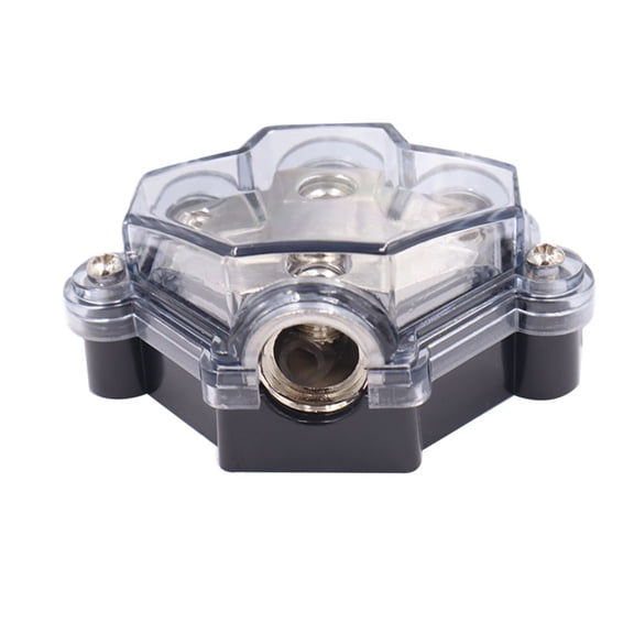 Power Distribution Block For Car Amplifier Stereo Splitter With Removable Shell
