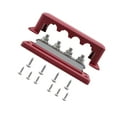 thumbnail image 1 of Power Distribution Block, Junction Block, 600 Amp Rating with Cover, 4x 3/8" Terminal Block Busbar for Truck RV Boat Marine Red, 1 of 8