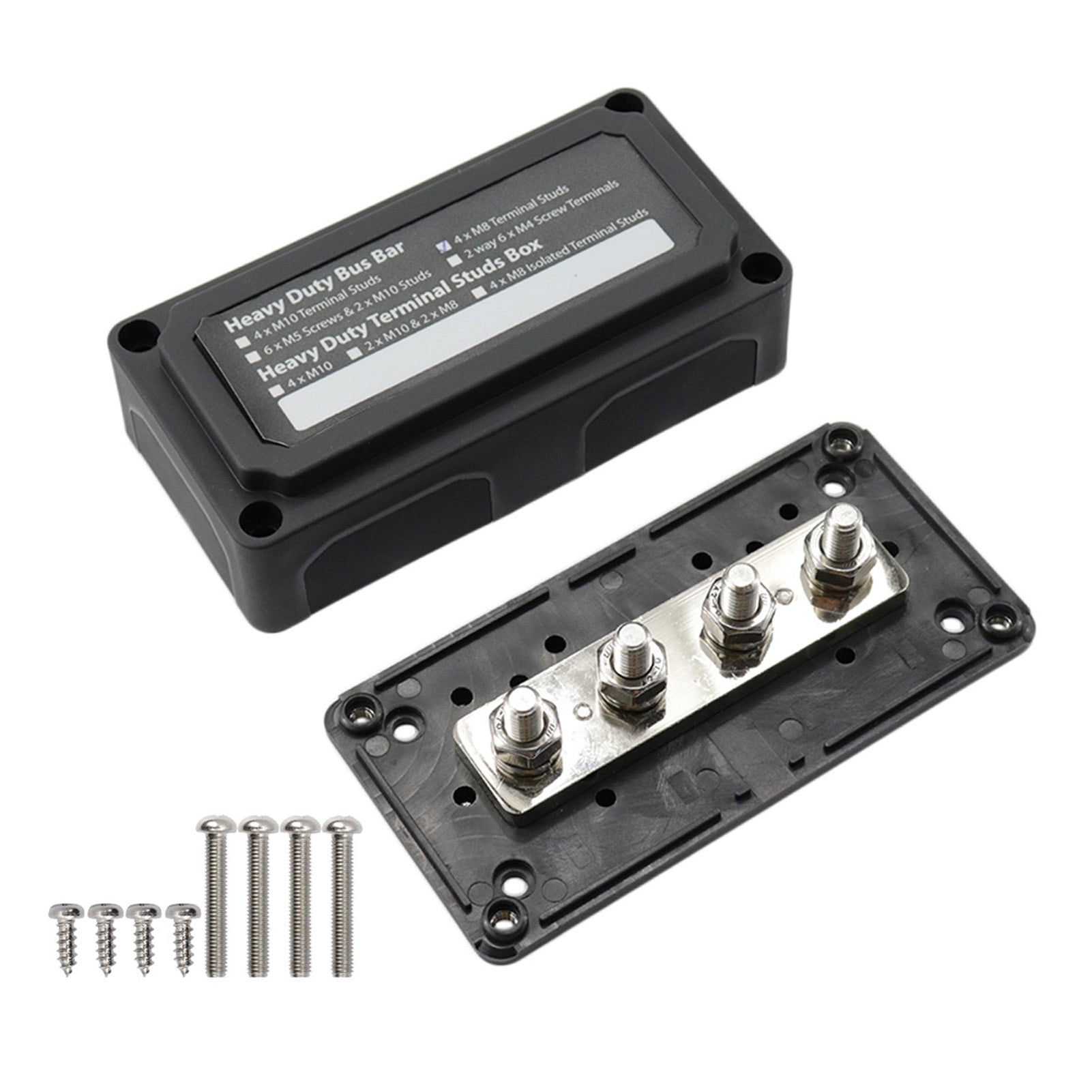 Power Distribution Box Easy to Mount Good Conductivity 4 x M8 DC 48V ...