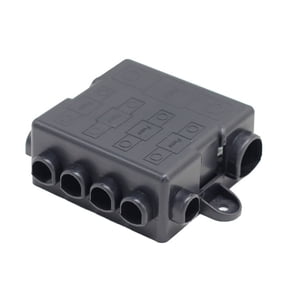 Power Distribution Fuses Holder 5 Poles Busbar Fuses Holder 4+1 Way Safety Bolt Type Fuses Box Easy to Installation
