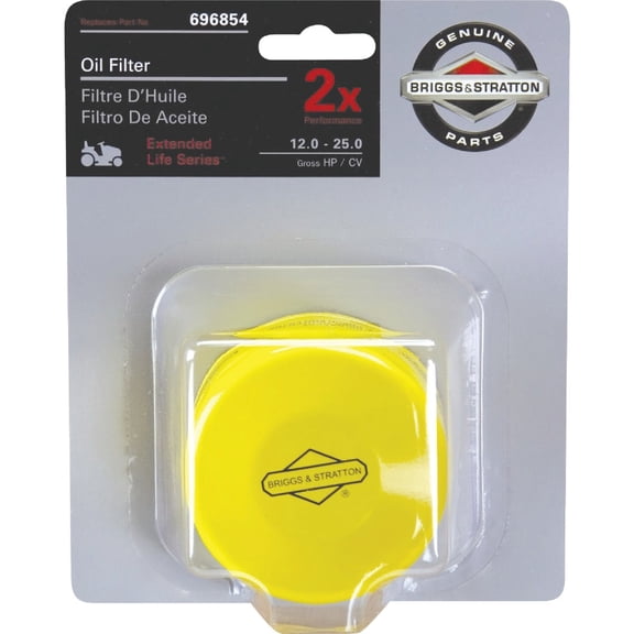 Power Distributors Briggs & Stratton 696854 Extended Life Series Oil Filter - Pack of 12