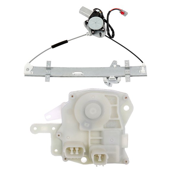 Power Door Lock Actuators Front Left Door Latch Power Window Lift Regulator Replacement Fits for 2001-2005 for Honda 2pcs