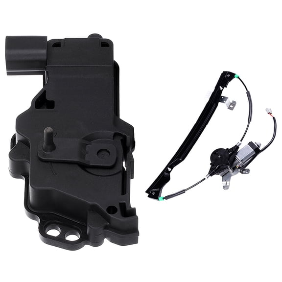 Power Door Lock Actuators Rear Left Door Latch Power Window Lift Regulator Replacement Fits for 2002-2010 for Ford 2003-2005 for LINCOLN 2002-2010 for MERCURY 2pcs