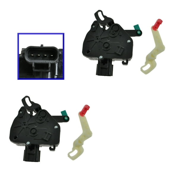 Power Door Lock Actuators Sliding Rear LH & RH Pair Set for Dodge Chrysler BDA12265