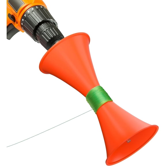 Power Drill Fishing Line Stripper & Spooler Tool, Fast Line Removal & Rewinding, Tangle-Free Line Management, Aluminum & Stainless Steel, Compact Portable Design for Fishing Reels & More