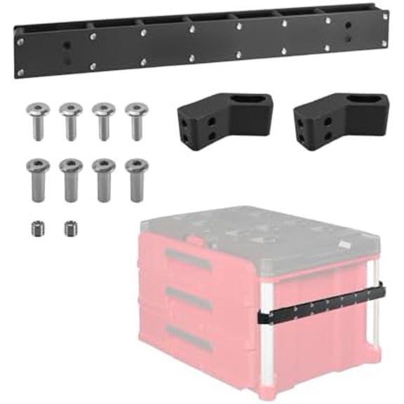 Power Drill Holder Compatible with Milwaukee Packout Toolbox, Tape Measure Tool Holder, Hanging Screwdriver Side Wrench Storage Rack for Packout Tool Box Organizer$$Tools