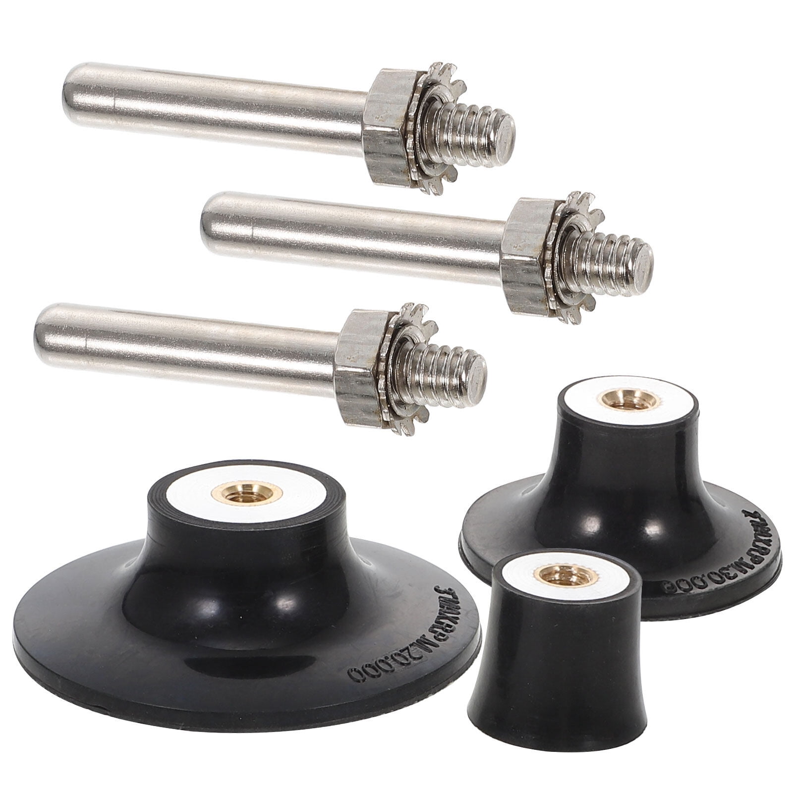 Power Drill Sander Adapter Rotary Tool Sanding Disc Attachment Pad Holder Wheel Rubber Iron