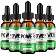Power Drops PowerDrops Extra Strength All Natural Organic Weight Support, 5 Pack, 5 Month Supply