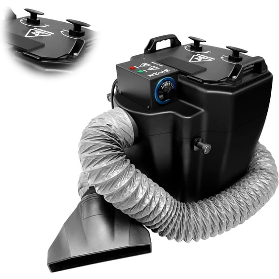 Power Dry Ice Fog Machine, 6000w Dry Ice Machine, 22''Lx21''Wx24''H Dry Ice Blasting Machine with Tube Nozzle for Wedding, Club, Party, Halloween Stage Effects