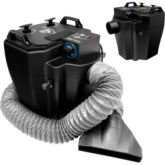 Power Dry Ice Fog Machine, 6000w Ice Blasting Machine, Dry Ice Low Lying Fog Machine with Tube Nozzle for Club, DJ Stage, Halloween, Wedding Events