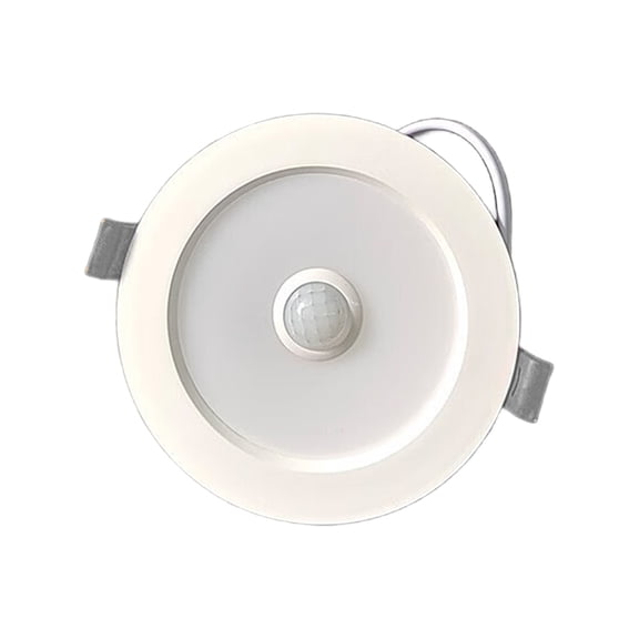 Power Efficient Motion Detecting Ceiling Light 6500K Clear White Polystyrene Construction Seamless Integration Home Commercial