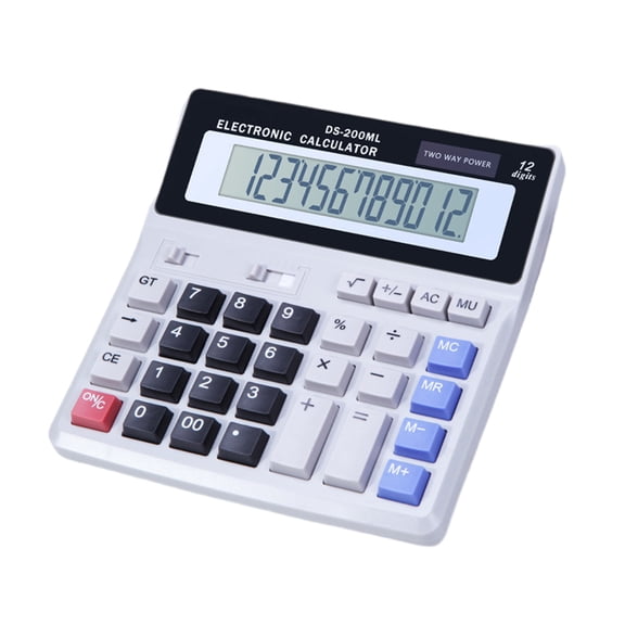Power Efficient Strength 12 Number Calculator With Large Screen For Professional Accounting Tasks And School Undertakings