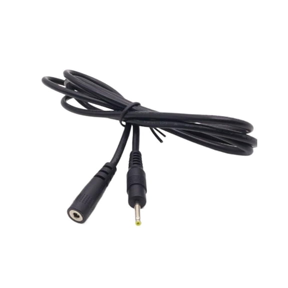 Blarkrus Power Extension Cable, Extends Power Connection with 0 in Design, for Electronic Devices with Round Charging, Black, 1pcs