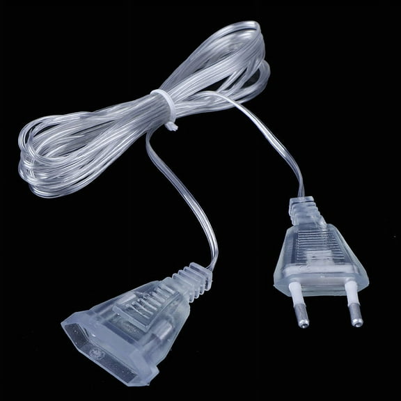 Power Extension Cable Plug Extender Wire For LED String Light Christmas Lights