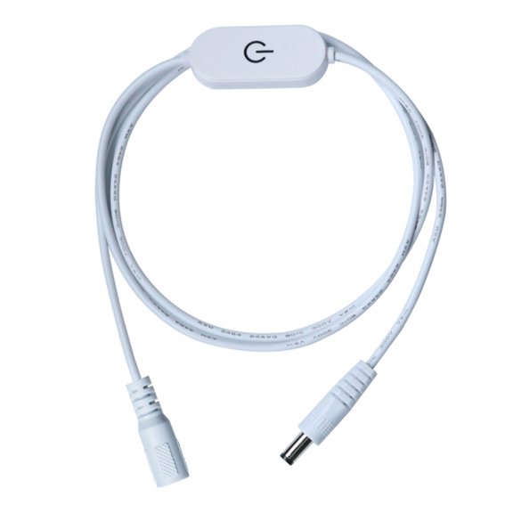 Power Extension Cable with Touch Dimming for Display And Desk Lighting