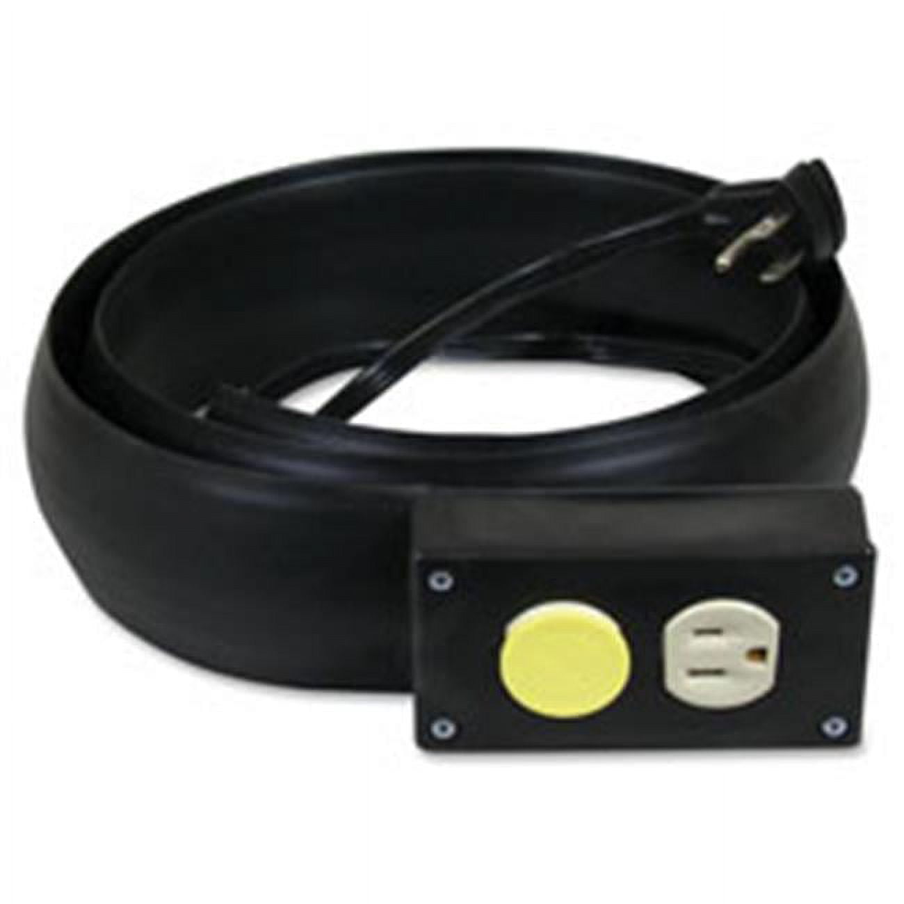 Power ExtensionCord Cover, 16 Gauge, 10 Ft, Black