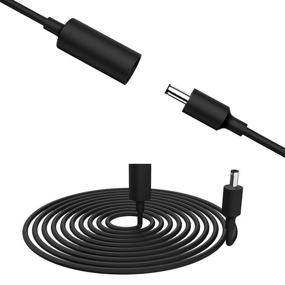 Power Extension Cord Long Adapter Plug Extender Cable White Extension Cable