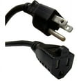 thumbnail image 1 of Power Extension Cord w/ SJT Jacket, Black, NEMA 5-15P to NEMA 5-15R, UL/CSA rated, 10 Amp, 10 foot, 1 of 1