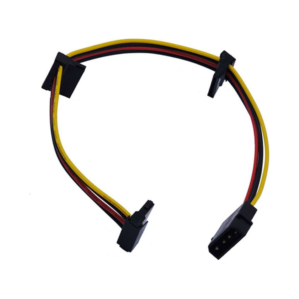 Power Extension SATA Cable 1 to 3 Splitter Hard Drive Assemble Cable