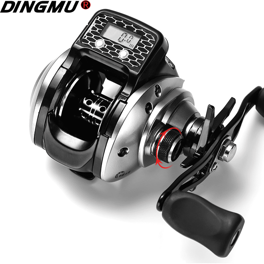 Power Fishing Reel 16+1 Ball Bearings Rechargeable Digital Display Baitcasting Reels Professional Lure Spinning Fishing Wheel