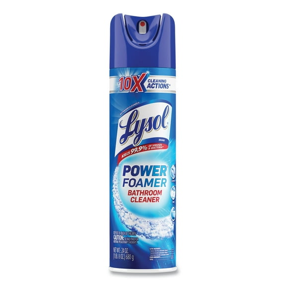 Power Foam Bathroom Cleaner, 24 Oz Aerosol Spray | Bundle of 2 Each