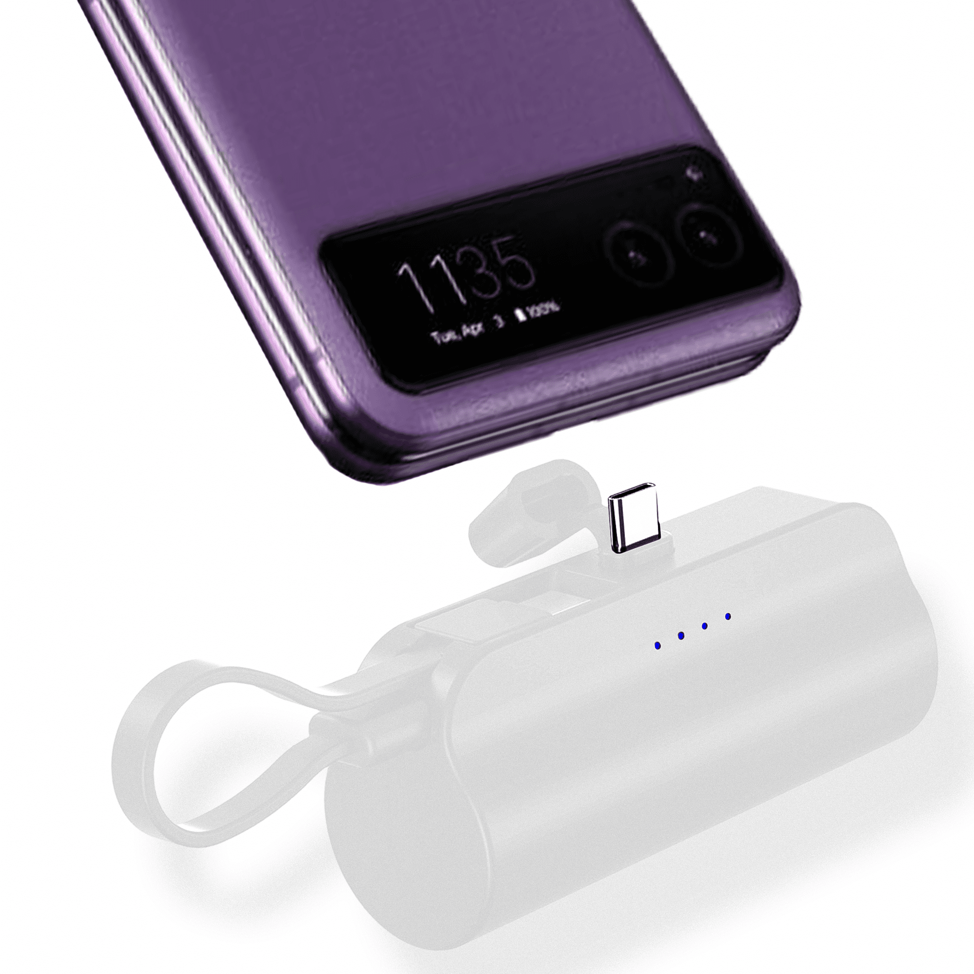 Power Fob Fast Charging Power Bank Portable Phone Charger Battery Pack
