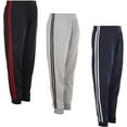 thumbnail image 1 of Power Forward Boys Youth Warm Fleece Elastic Waist Joggers Sweatpants 3 Pack, 1 of 9