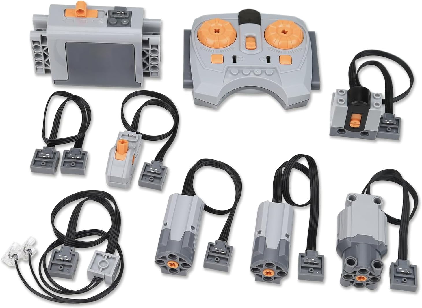 Power Function Set Technic Motor Kit with M/L Motors, Remote-Control ...