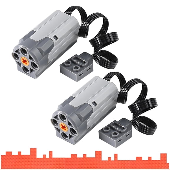 Power Funtion Set 2*M Motor, Compatible with Toy Building Block L Brand