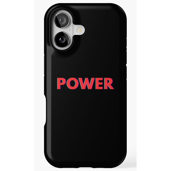 Power Gaming Button Energy Minimalist Graphic Phone Case for iPhone 11 12 13 14 15 16 17 Pro Max