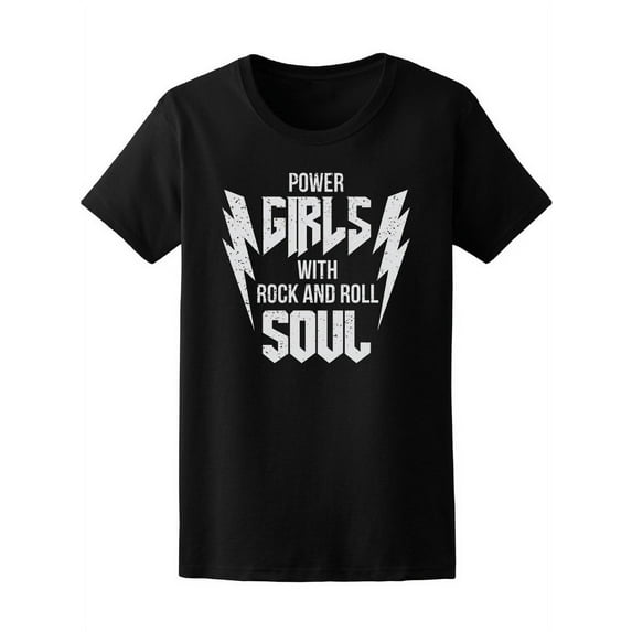 Power Girls Wirh Rock And Roll T-Shirt Women -Image by Shutterstock, Female x-Large