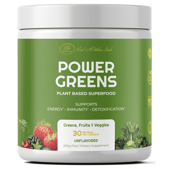 Power Greens Plant Based Superfood Green Powder - 7oz