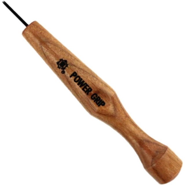 Power Grip carving knife, Alloy Steel & Iron Blade, 1.5MM Round, Wood